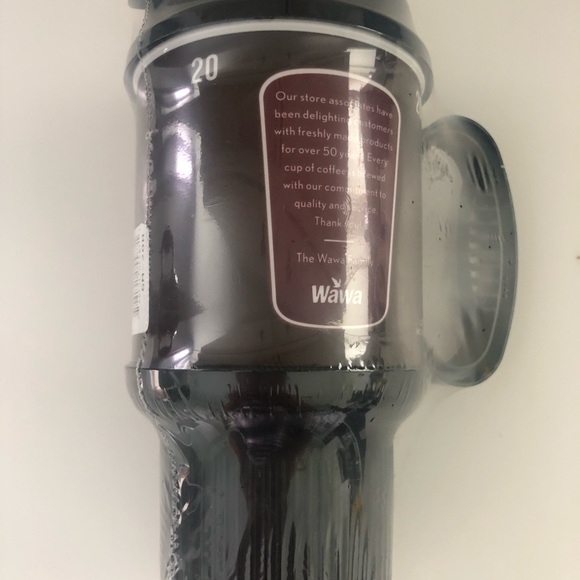 Wawa Kitchen Wawa 2 Oz Travel Mug Cup Insulated Black Brown Poshmark